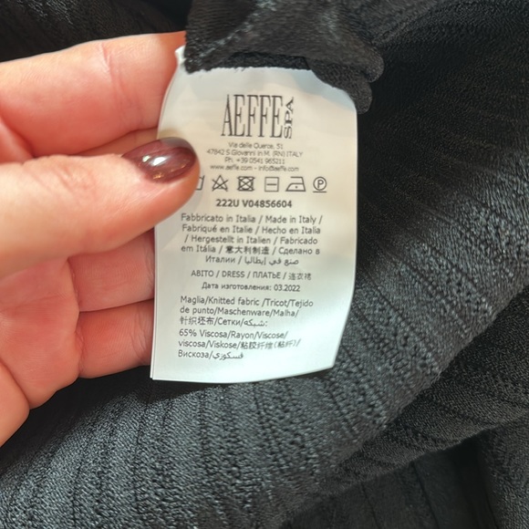 Black Alberta Ferretti Sweater Dress - Picture 6 of 7